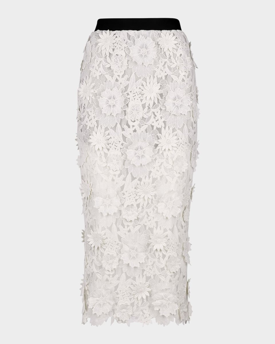 Applique Pencil Skirt